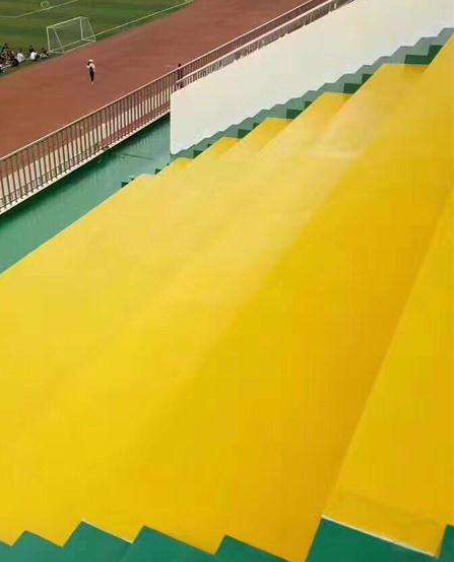 崆峒球场台阶翻新修补改造